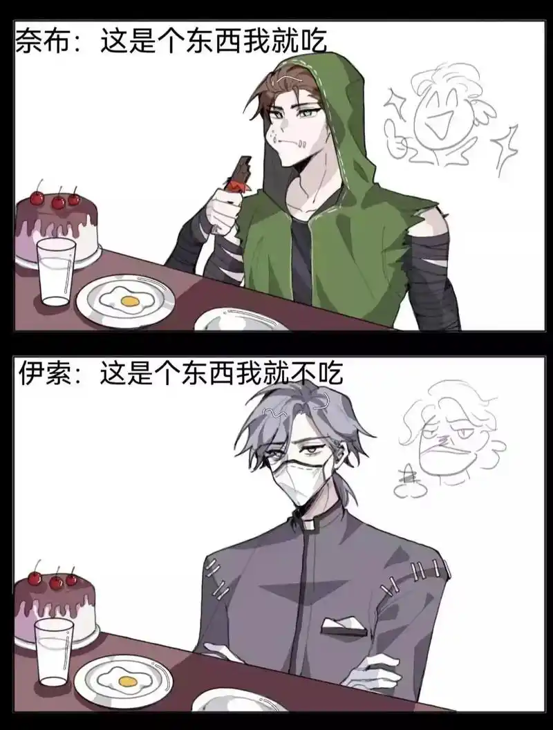 第五人格 #奈布 #伊索卡尔  牛战士从不摘下他的面具,伊 - 抖音