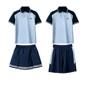 珠海斗门金湾小学校服夏装新款男女童纯棉校服夏季薄款短袖裤子