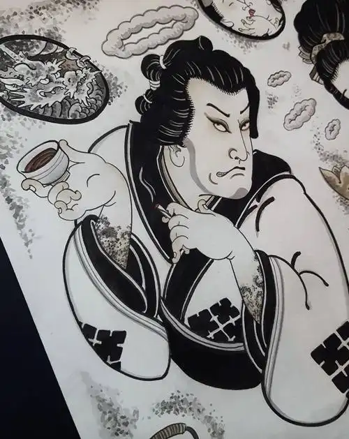 无言无语杀人不用第二刀他的眼神比富士山的雪还要凛冽他的命是捡的刀