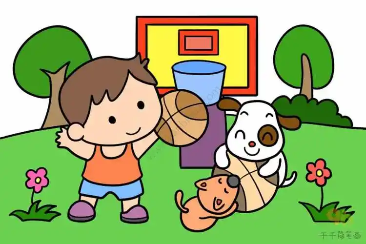 创意情景简笔画大全 小朋友们的童年乐趣_儿童画简笔画