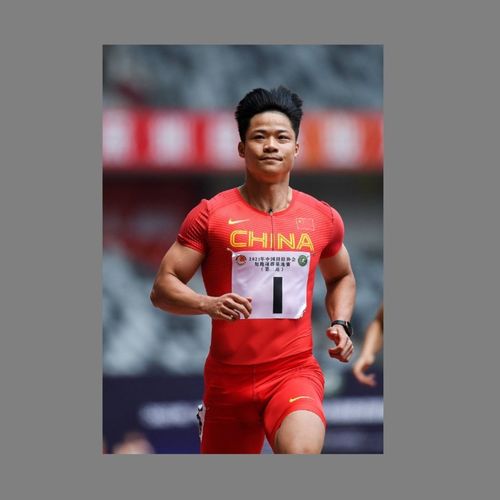 田径短跑运动员苏炳添海报制作体育宣传校园房间寝室贴画墙画1302