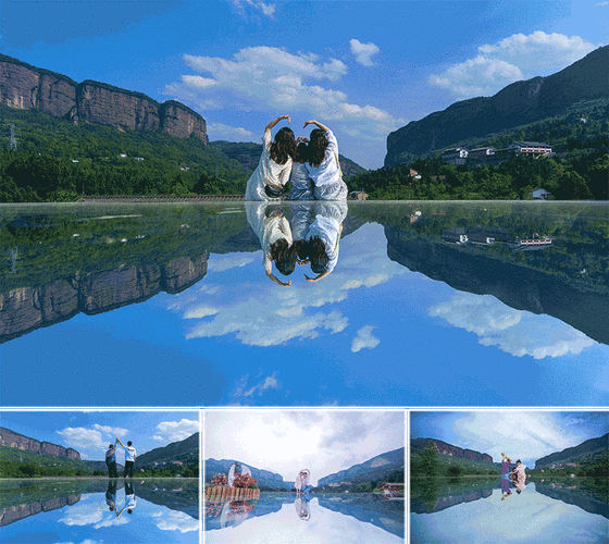 剑门山下的高颜值村庄走红更有天空之镜儿童乐园适合全家出游