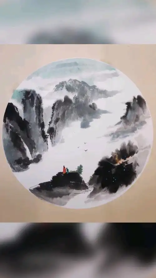 破壳计划#一幅山水画,水墨丹青也可以很有趣