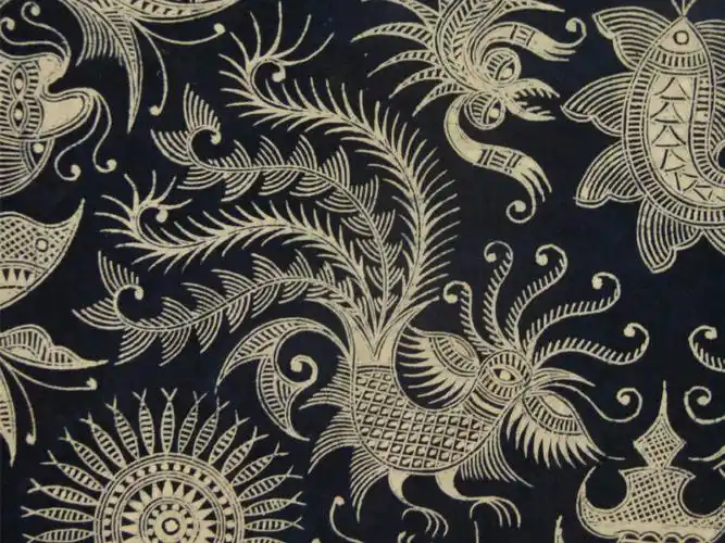 苗族人民奉鸟为神灵,是榕江苗族蜡染纹样中经常出现的动物之一