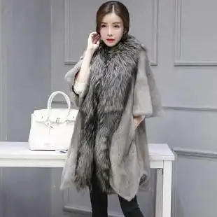 2020新款 时尚 海宁水貂皮草外套女进口整貂皮大衣女中长款 韩版 女装