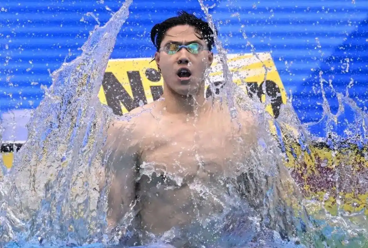 覃海洋破200米蛙泳世界纪录夺冠# 北京时间7月29日