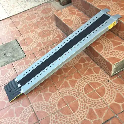 便携式无障碍坡道板摩托轮椅上车上楼台阶板斜坡板装车新16米长款一对