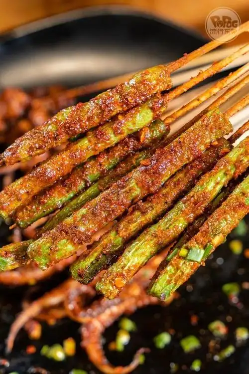 烤四季豆05「从四川照搬过来的特色小吃」/ li bu guan babashao