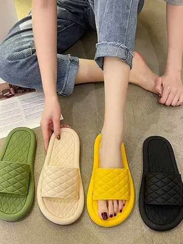 网红ins风一字拖女夏季外穿2021新款时尚防滑踩屎感拖鞋夏