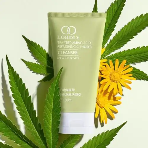 lordly澳洲茶树氨基酸清爽洗面奶100ml保湿控油深层清洁洁面乳