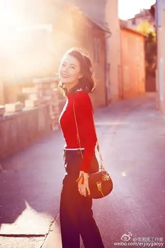 高圆圆美照曝光 回眸一笑格外动人(图)