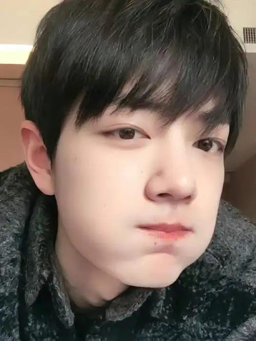 一组肖战早期自拍照合集