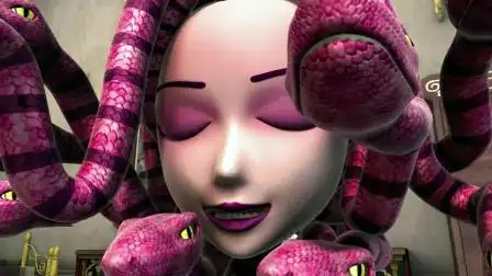 猪猪侠之变身小英雄:这不是模特,她是蛇发女妖美杜莎!