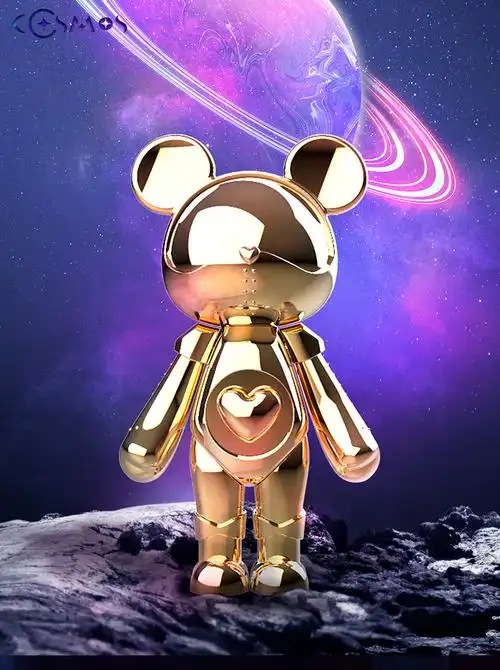 ‼️客厅摆件大件落地摆件cosmos星际熊大 电视柜装饰网红卡通暴