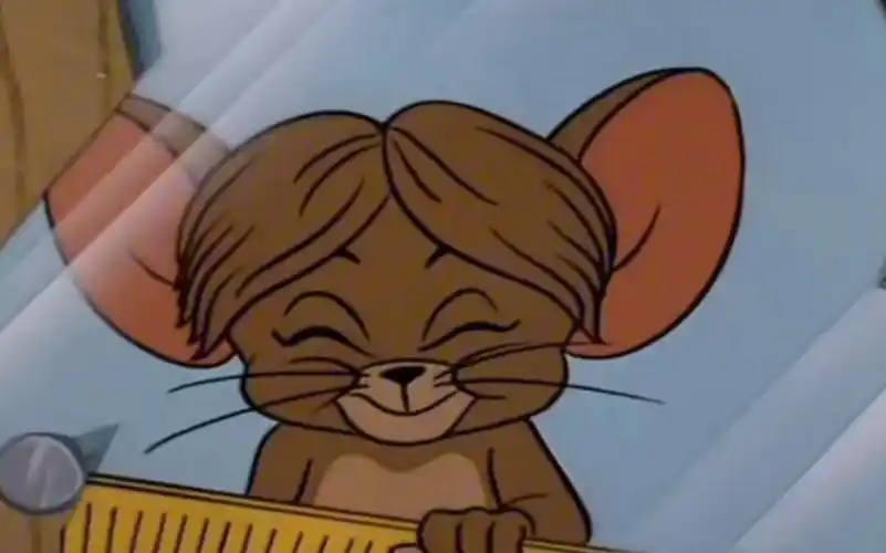 杰瑞找胡德禄弄了个时兴的发型