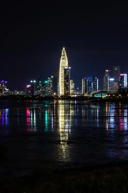 深圳湾公园夜景