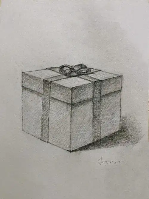 素描03礼物盒盒