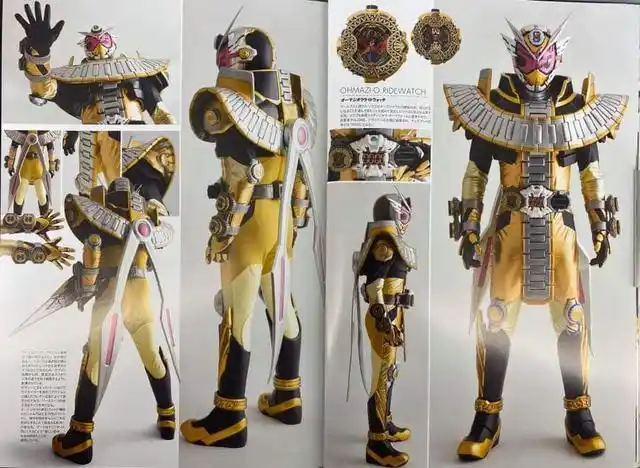 假面骑士时王官方皮套杂志图赏析崇皇时王越看越帅