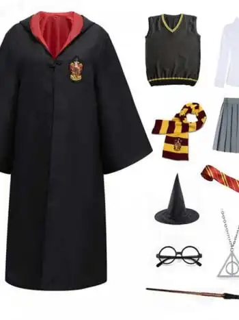 哈利波特校袍校服格兰芬多女魔法袍cos服装斯莱特林万圣节衣服表演