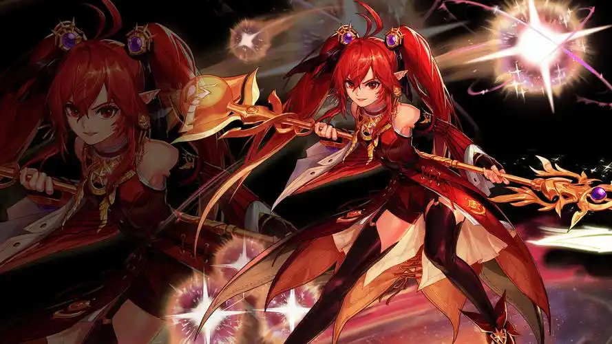 自制女圣职pc壁纸(1920*1080),沃特碧们的colg,dnf地下城与勇士