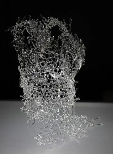 singing glass 日本艺术家青木美歌的玻璃雕塑作品