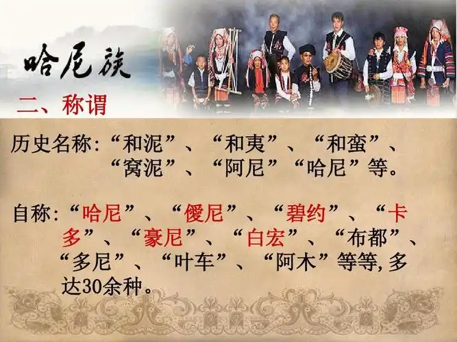 哈尼族节庆文化ppt