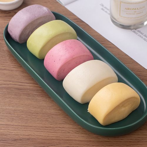 粮觅彩色刀切果蔬馒头儿童早餐面点面食速食包点