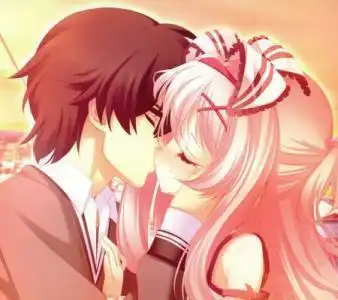 要动漫人物男女亲吻或拥抱的高清