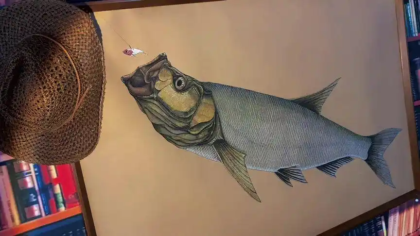 路亚#画画#翘嘴 米翘!梦里寻它千百度! 欢迎询问各种问题!