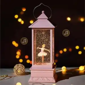 音乐盒八音盒旋转跳舞芭蕾水晶球生日礼物女孩情人节送女友女朋友