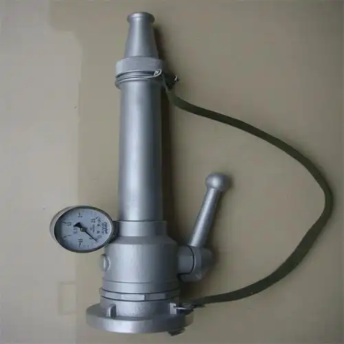 5寸消防直流开关试压水枪带压力表65