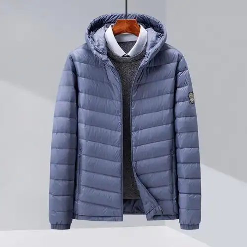 冬季青少年初中中学生轻薄羽绒服男孩16岁大童薄款羽绒服