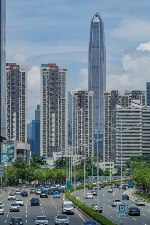 深圳城市地标天际线第一高楼地标平安金融建筑/城市免费下载_4000像素