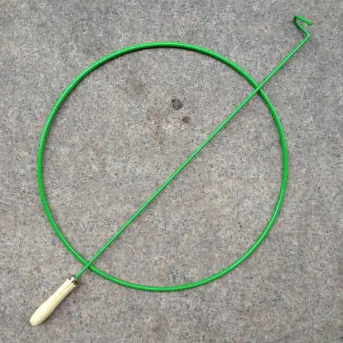 加粗滚铁环实心厘米铁圈彩色铁环儿童感统训练滚铁环