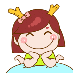 女孩gif开心gif笑容gif托腮gif