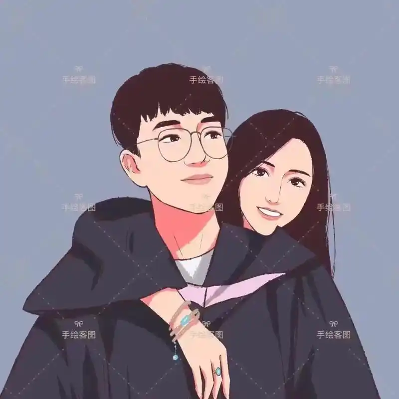 栗子96风#情侣头像 #女生头像#手绘头像 #可爱头像  - 抖音