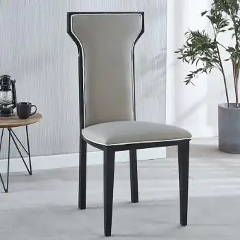 酒店餐椅饭店包厢餐厅宴会铁艺现代古风高靠背椅中国风新中式椅子浅