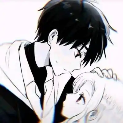 qq头像情侣动漫 冷酷 让我成为你的习惯 - qq情侣头像 - 520个性网