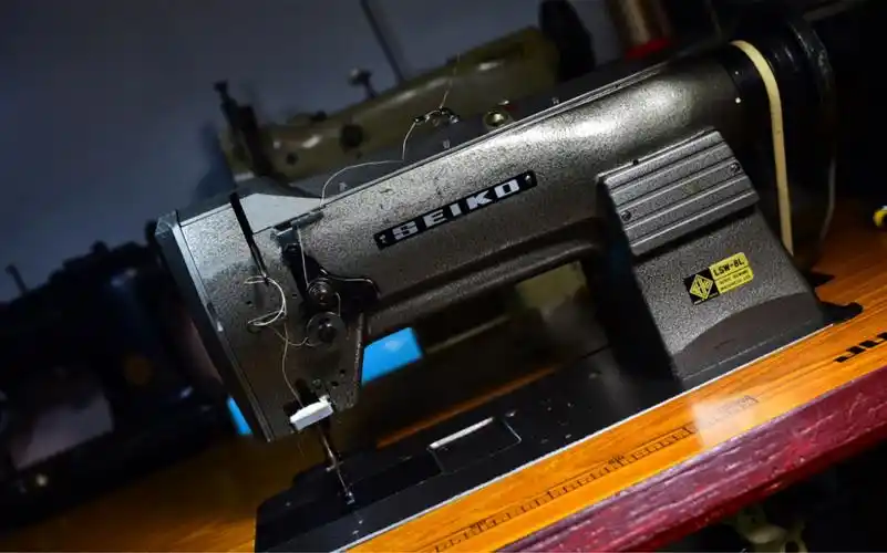 日本中古古董缝纫机 日本精工seiko lsw 8l 三同步缝纫机皮革帆布缝纫