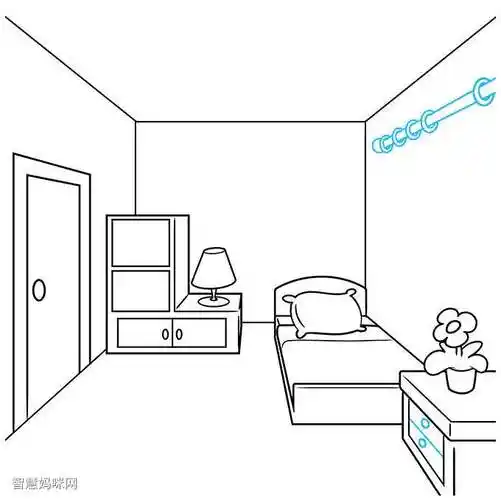 如何画房间-图4如何画房间-图3如何画房间-图2如何画房间-图1简笔画