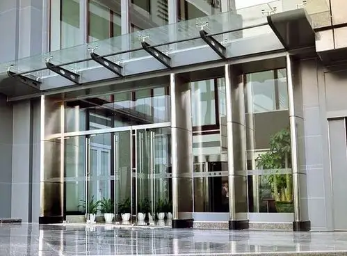 望京soho办公写字楼地弹簧玻璃门