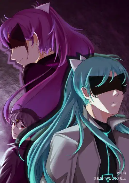 开心宝贝开心超人联盟小心超人伽罗平涂同人绘画作品