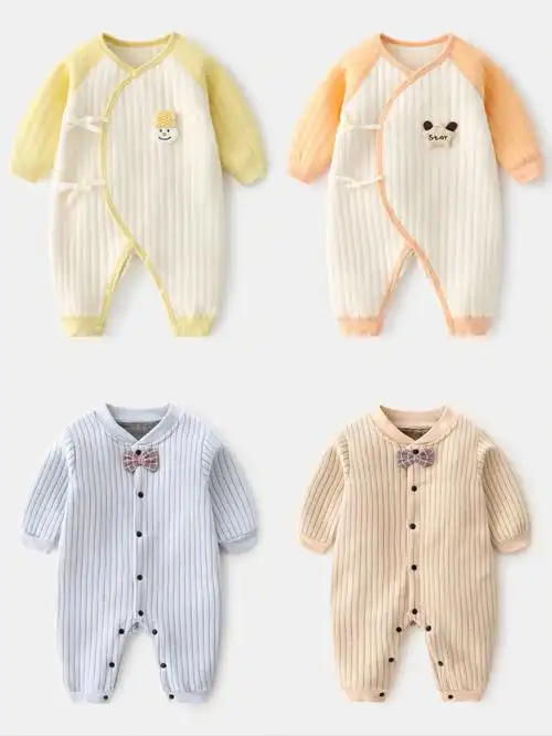 新生儿无骨连体衣秋冬打底衣和尚服