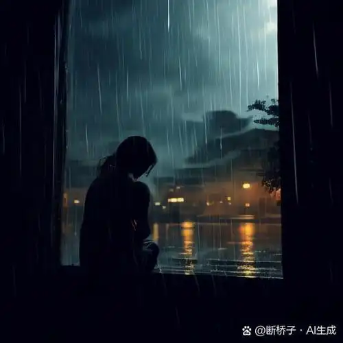 夜幕低垂,细雨如丝,独坐窗前,心情更是无比宁静.
