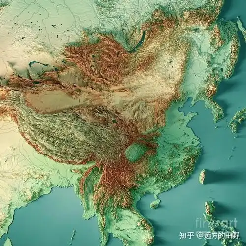 3d立体中国地形图——10m超高清大图 | 昊国学宫中枢府