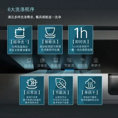 siemens西门子独立式家用全自动洗碗机晶蕾烘干12套sj256i16jc