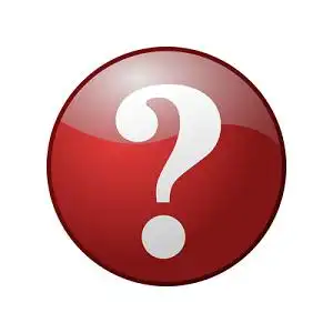 简约标点符号问号红色