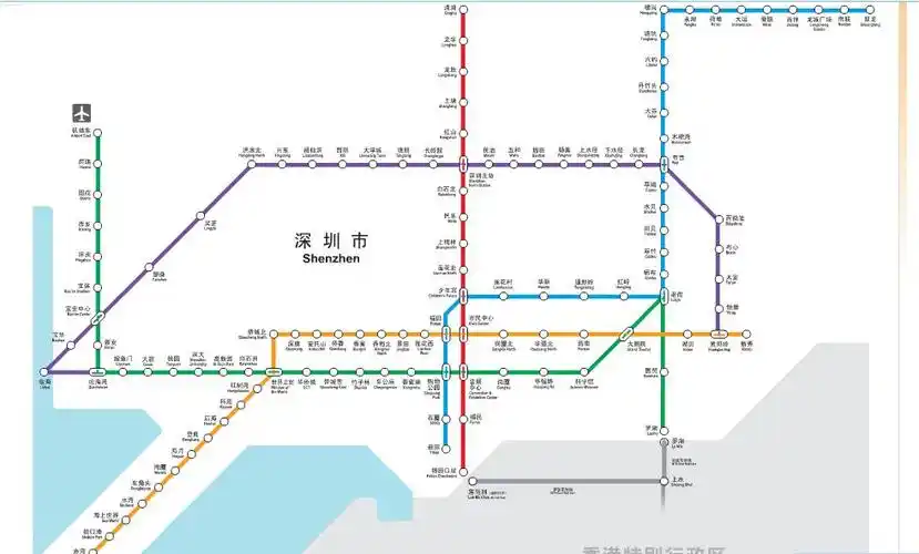 8. 深圳机场离哪个地铁站比较近