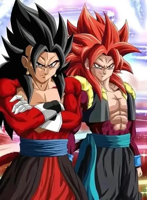 孙悟空和贝吉塔是《龙珠》系列中最受欢迎的角色之一,他们的合体形态