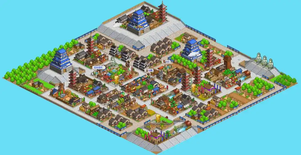 大江户之城布局布局